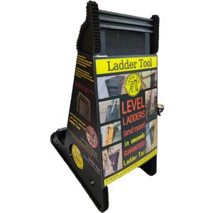 Ladder Leveler,Ladder Jacks,Ladder Stabilizer Tool with Storage Easy to Use for All Surfaces and Uneven Ground