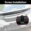 Hood Deflector Hood Protector Compatible with Honda CRV 2022 2021 2020 2019 2018 2017 Gloss Black Hood Protector Bug Deflector Stone Guard