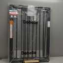 Babelio 36" Tall Baby Gate, 29-48" Auto-Close and Pressure Mounted Baby Gate for Stairs, Doorways, Hallway, Easy Walk Thru Pet Gate, Metal Child Gate with 2*Y Spindle Rods, Black