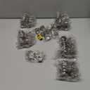 Ravinte 50 Pack 25 Pair 1/2 inch Overlay Cabinet Hinges Soft Close Hidden Door Hinge for Kitchen Cabinet Hinges Stainless Steel Adjustable Hinges Satin Nickel Cabinet Hardware