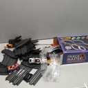 2-in-1 Slot Car Race Track Set with 4 High-Speed Cars, Electric Track, Dual Racing Game with 2 Controllers, Circular Overpass Design Featuring Flash Tracks. Toy Gift for Boys Kids Ages 4-6 6-8 8-12