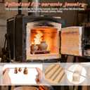 2 x Homoyoyo 4pcs 2462F High Temp Tungsten Wire for Ceramics Kiln Safe Jewelry Firing Tool High for Pottery Tungsten Tools Metal Coil