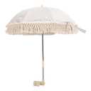 Baby Outdoor Parasols, Baby Stroller Parasol Umbrella with Adjustable Clamp, Toddler Umbrella for Trolley Wheelchair Beach Chair, Outdoor Activities (Beige)
