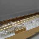 Wall Sconces Set of Two Battery Operated, Wireless USB Rechargeable Wall Lights with Remote, 8000mAh Dimmable LED 3 Color Dimmable Living Room for Bedroom,Hallway,Picture Lamp(30in Gold)