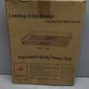 1 Pack Expandable Pull Out Cabinet OrganizerSide Mounting 16.3~26.3"x17.3"Cabinet Pull Out Shelves, Expandable Slide Out Spice Rack for Kitchen Bathroom Office