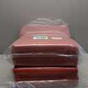 Outdoor Chair Cushions for Patio Furniture - Outdoor Cushions for Chairs - Water Resistant Patio Chair Cushions Set of 4, 18.5"X16"X3", Brick Red