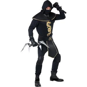 California Costumes mens Elite Assassin (Black, S)