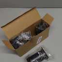 OwnMy 4PCS 4 Inch Furniture Legs Feets Metal Cabinet Legs, Adjustable Round Metal Furniture Replacement Legs Corner Feets Heavy Duty Table Leg Extenders for Sofa Couch Chair (Black)