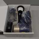 JONYJ Handheld Car Vacuum Cleaner, 16000PA Hand Held Vacuum Portable Cordless, 2 in 1 Air Duster and Vacuum Cleaner with LED Light, Multi-Nozzles, 120W High Power Mini Vacuum for Home, Pet, Office (Blue & Gold)