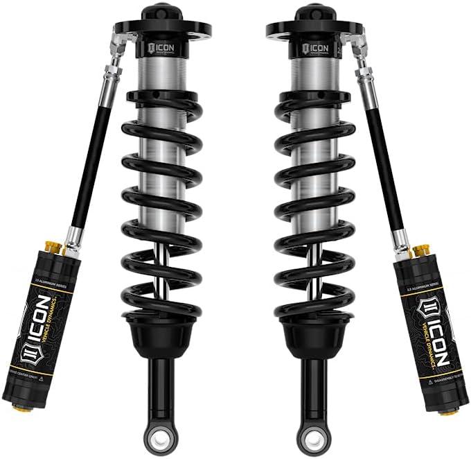 ICON 1.25-3.5" Lift 2.5 VS Front Coilover Kit w/CDCV, Pair, Compatible with 2022-23 Toyota Tundra, 58770C