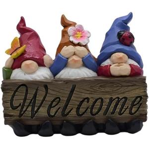 ICE ARMOR 7.25" W Gnome Wiseman Figurine Statue Sculpture Ornament Decoration Home/Room Decor Ideas for Housewarming, Holidays and Birthdays Great Collectible Addition