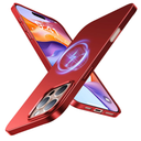 TORRAS Magnetic Slim Fit for iPhone 16 Pro Case 6.3 inch, Ultra-Thin 16 Pro Case Compatible with MagSafe, Lightweight Matte Anti-Scratch Hard PC Cover Phone Case for iPhone 16 Pro OriginFit, Red