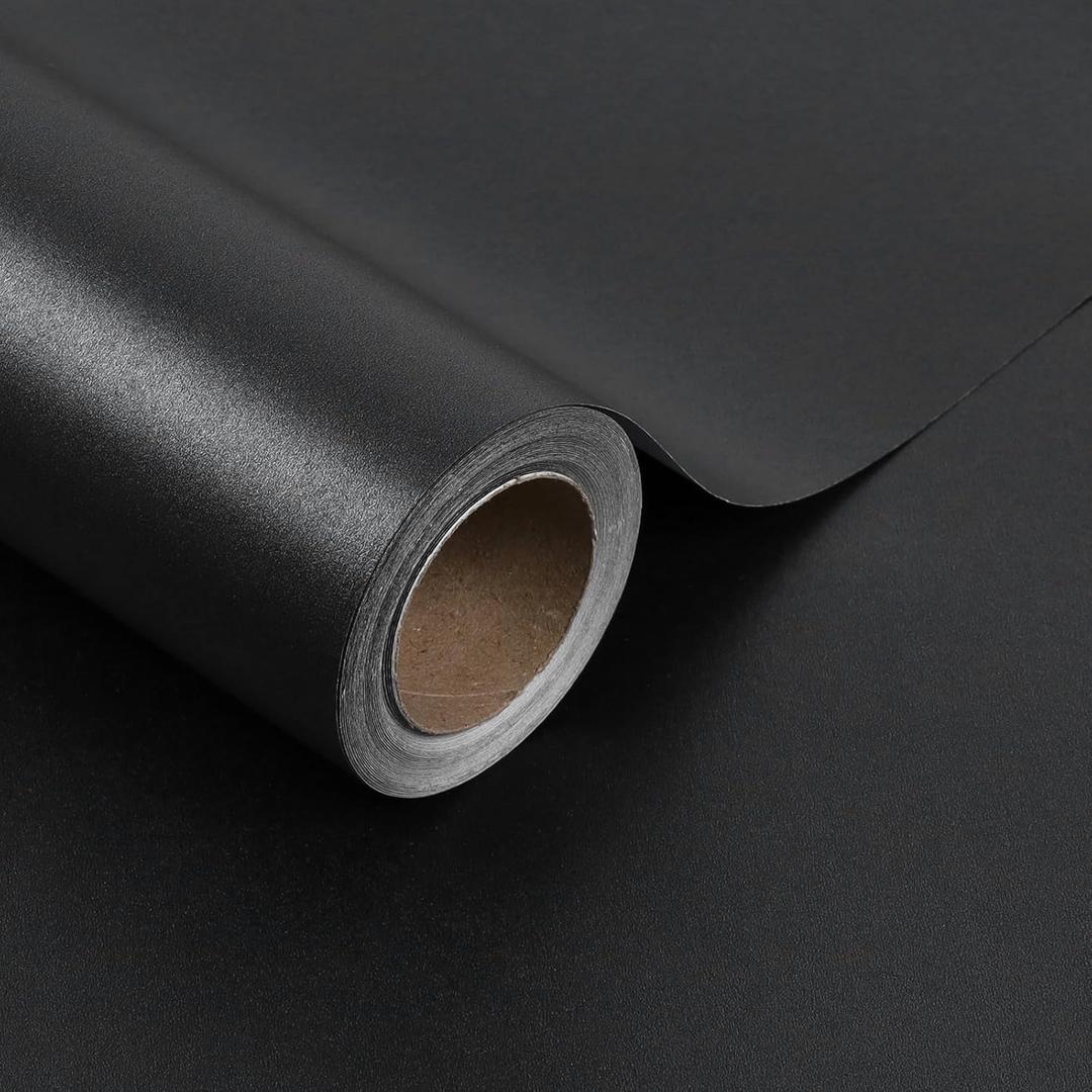 LaRibbons Black Wrapping Paper, 30 Inch x 33 Feet, Solid Color Pearly - Lustre Christmas Gift Wrap Paper Jumbo Rolls, Perfect for Holiday, Wedding, Valentine's Day, Birthday (Not a Full Roll) LaRibbons Black Wrapping Paper, 30 Inch x 33 Feet, Solid Color Pearly - Lustre Christmas Gift Wrap Paper Jumbo Rolls, Perfect for Holiday, Wedding, Valentine's Day, Birthday (Not a Full Roll)