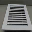 Gisafai 2 Pcs 12" x 18" Gable Vent Aluminum Alloy Wall Vents Shed Attic Window with Screen Return Air Grill with Screws, for Ventilation Exterior Doors Wall House (White)