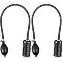 2 Sets 2 Inch Sewer Test Plug with Hand Pump, Inflatable Pipe Plug Balloon Plumbing for Toilet & Shower Drain