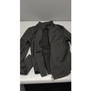 Women's Full Zip Workout jackets Runing Slim Fit Athletic Tops With Thumb Holes, Size M