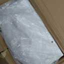 Over The Toilet Storage with 2 Baskets, 4-Tier Bamboo Organizer Rack with Paper Holder & 4 Hooks & Waterproof Feet Pad,Freestanding Shelf for Bathroom(White)