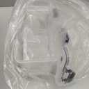 3 Pieces 3.5 Liter Clear Beverage Dispenser with Spigot, Plastic Drink Dispenser for Fridge with Handle Clean Brush, Iced Juice Lemonade Dispensers for Parties & Daily Use,12.2 x 5.5 x 6.9 Inch