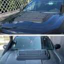 Hood Scoop Car Hood Vent, Air Intake Grille Inlet Trim Decor Cover, Bonnet Vent Cover Accessory for XLT XLS XL 2015 to 2022 (Matte Black)