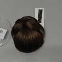 IMISSU Braided Chignon Dancer Hair Cover Donut Hair Pieces Scrunchies Hair Bun Wig Clips Updo Wedding Party for Women (M1 Mix Brown)