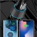 25W Super Fast Charger Type C Wall/Car Charger Combo Kit for Samsung Galaxy S26 S25 S24 S23 S22 S21 Ultra Plus A53 A52 A14 A25 A42 A32 Xcover 7 6 iPhone 17 16 15 Pro Max Pixel 10 9 8 Moto USB C Cable