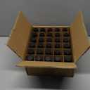 30Pcs 2 Oz Amber Glass Bottle Boston Round Bottles for Vanilla Extract Homemade,Brown Vanilla Extract Jars with Caps for Syrup Gift Glass Food Storage Canister and Sauce Beans (Small)