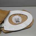 Bemis 1500EC 390 Lift-Off Wood Elongated Toilet Seat, Cotton White (Pack of 1)