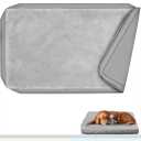Explore Land Waterproof Dog Bed Cover Machine Washable Fluffy Dog Bed Replacement Cover, 38 x 30 in