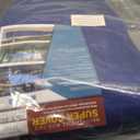 Large Waterproof Tarp - Heavy Duty 5 Mil Thick Poly Tarpaulin Ideal for Canopy Tents, Boats, RV or Pool Covers - Multipurpose Protective Tarps with Grommets for Indoor and Outdoor Use | 25' x 40' (Blue-lightweight Protection)