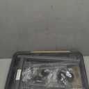 3-Tier Rolling Utility or Kitchen Cart, Lockable Wheels, Multifunctional Storage, Charcoal