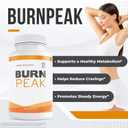 BurnPeak  100% Natural Formula with Apple Cider Vinegar, Ginger, Green Tea & More  Non-GMO, Easy-to-Take, Made in USA - 60 Capsules, 1-Month Supply (EXP 10/01/28)