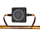 iSpring ED2000S Whole House Descaler, Alternative Electronic Salt-Free Hard Water Conditioner, Breathing LED Light Design with Magnet, Prevent Rust and Scale Build-up, Black