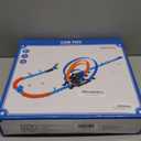 Toy Car Race Track Set for Boys Kids Age 3-5 4-7, Race Tracks with 4 High-Speed Pull Back Race Cars and Crash Zones, Christmas Halloween Birthdays Gifts Toys for Boys Kids 4-6 8-12 Years Old