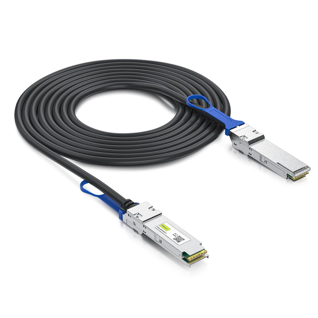 10Gtek 100G QSFP28 DAC Cable - 100GBASE-CR4 QSFP28 to QSFP28 Passive Direct Attach Copper Twinax Cable for Cisco QSFP-100G-CU0.5M, Ubiquiti, Arista, Supermicro and More, 0.5-Meter(1.6ft)
