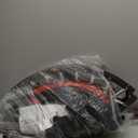 40" Mini Flodable Spring Rebounder Trampoline for Adults, Small Exercise Trampoline for Indoor Workout and Fitness, Purple Resistance Band Included, Max Load 330 LBS