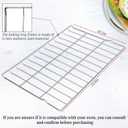 Upgraded 2Pcs 304 Stainless Steels MHL63411403 Oven Rack Compatible with LG Range/Stove LDG4313ST LREL6323S, Replace MHL63531403 MHL63411401 MHL63411402 MHL62112101, 24.8 X 16.2 in