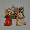 Melissa & Doug Safari Buddies Hand Puppets, Set of 6 (Elephant, Tiger, Parrot, Giraffe, Monkey, Zebra) Soft, Plush Animal Hand Puppets For Toddlers And Kids Ages 2+