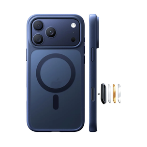 TORRAS for iPhone 17 Pro Case, Camera Control, Fit for MagSafe, Military-Grade Protection, Magnetic Slim Translucent Anti-Fingerprint Phone Case for iPhone 17 Pro 6.3", Deep Blue