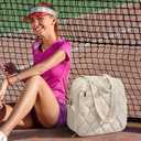 G4Free Pickleball Tote Bag, Pickleball Backpack for Women Men | Pickleball Tote Bag with Shoe Compartment and Waterproof Pocket