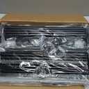 Yecaye Under Bed Storage with Wheels, 2Pack Under Bed Storage Containers, Underbed Shoe Storage Organizer, Rolling Under Bed Metal Drawers for Clothes, Blankets(30.71 x 16.93 x 6.69 in)