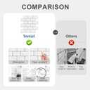 10 Sheets Thicker Design Peel and Stick Backsplash, 12"x12" Peel and Stick Wall Tiles, Subway Look Marble Tiles Backsplash for Kitchen and Bathroom, White