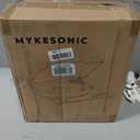 MYKESONIC Fully Automatic Record Player, Bluetooth Belt Drive Vinyl Turntable, Magnetic AT-3600L Cartridge, Bluetooth in & Out, Hi-Fi Stereo Speakers, Aux in Headphone, RCA Out, Anti-Resonance - Black