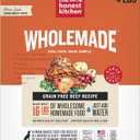 The Honest Kitchen Human Grade Wholemade Dehydrated Dog Food, Grain Free Dog Food, Beef, 4 lb (makes 16lbs) (EXP 06/05/26)