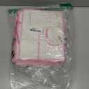 DOYIDE 30 Pcs Thank You Gift Bags with Tissue Paper, 9x7x3.1in Paper Gift Bags with Handles, Gift Wrap Bags with Bow Ribbon for Wedding Birthday Baby Shower Bridesmaid Party (White and Pink)