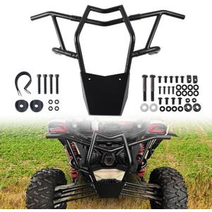 Rear Pre-Runner Bumper Bar for X3, Combined Rear End Bumper Bar Brush Guard Protector Compatible with Can Am Maverick X3 Max Turbo R RR 2017-2025 Accessories,Replace OEM#715002880#715003436