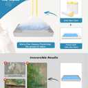 KONE 45 Count Litter Box Liners, Pet* Scoopfree Self-Cleaning Box Liners, Automatic Kitty Litter Bags, Thickened & Leak-Proof Drawstring Cat Litter Waste Bags, Disposable Refill Tray Rectangle Bags