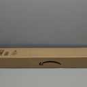 1" Cordless Mini Blinds 44" W x 72" H, White Vinyl Blinds, Horizontal Light Filtering, Window Blinds for Indoor Windows, Office, Kitchen, Bathroom and Living Room.