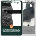 EXPAWLORER Dog Socks to Prevent Licking Paws with Grippers for Hardwood Floors Anti Slip, Traction Control Dog Shoes Booties Boots & Paw Protectors for Small Medium Large Senior Dogs Cold Winter S (Black Mixed)