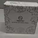 HappyHapi 12 Pcs Artificial Succulents Mini Fake Plants Unpotted Faux Succulent for Craft, Small Plastic Succulents Assortment in Flocked Green Floral Decor for Party, Cake, Garden & Outdoor