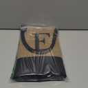 BeeGreen Women Beach Tote Bag with Handles Jute Bag Birthday Gifts Bag for Friends Mother Large Initial Tote Bag for Bridal Shower Unique Bridesmaid Gifts E